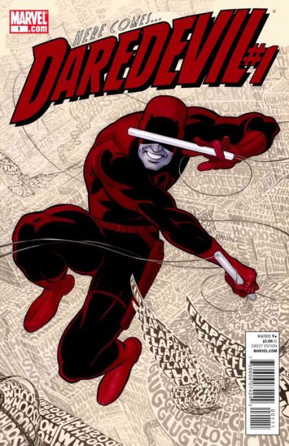 Daredevil, Vol. 3 Here Comes…Daredevil: Man Without Fear |  Issue#1A | Year:2011 | Series: Daredevil | Pub: Marvel Comics | Paolo Rivera Regular