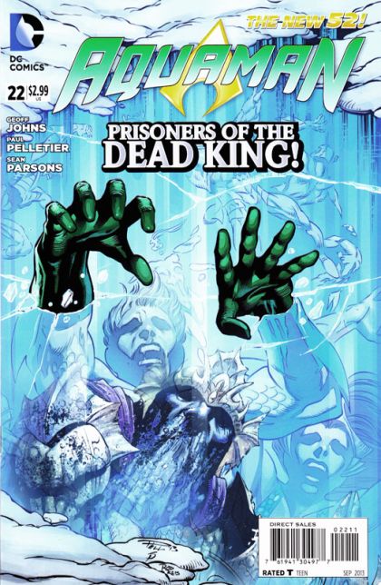 Aquaman, Vol. 7 Death of a King, Chapter Four |  Issue#22A | Year:2013 | Series: Aquaman | Pub: DC Comics | Paul Pelletier Regular Cover