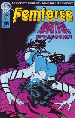 Femforce Nightveil spellbound |  Issue#68 | Year:1994 | Series: FemForce | Pub: AC Comics |