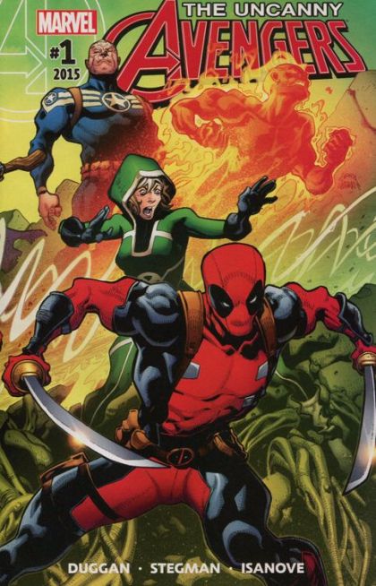 Uncanny Avengers, Vol. 3 "An Imperfect Union" |  Issue#1A | Year:2015 | Series: Avengers | Pub: Marvel Comics | Regular Ryan Stegman Cover