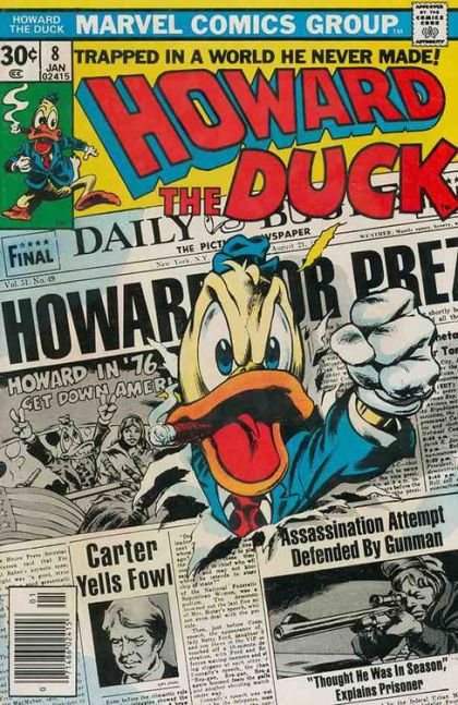 Howard the Duck, Vol. 1 Open Season |  Issue#8A | Year:1976 | Series: Howard the Duck | Pub: Marvel Comics |