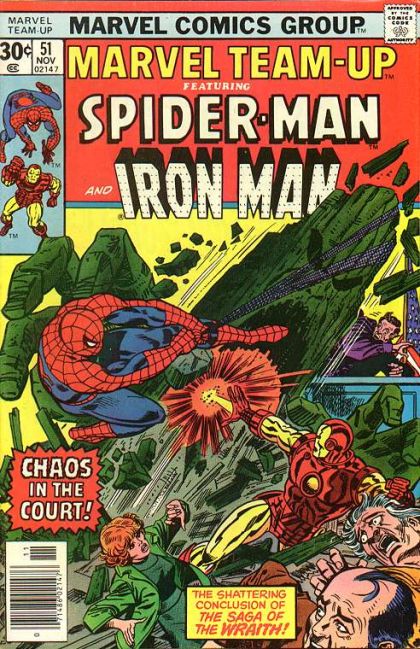 Marvel Team-Up, Vol. 1 Spider-Man and Iron Man: The Trial of the Wraith! |  Issue#51A | Year:1976 | Series: Marvel Team-Up | Pub: Marvel Comics | Regular Edition