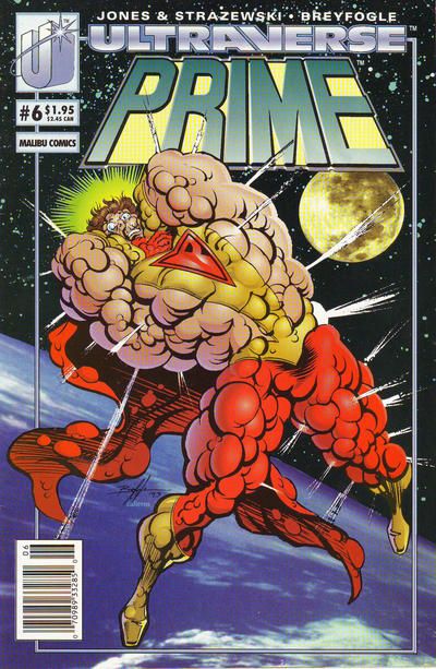 Prime, Vol. 1 Primal Changes |  Issue#6B | Year:1993 | Series: Prime | Pub: Malibu Comics | Newsstand Edition
