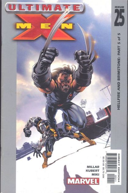 Ultimate X-Men, Vol. 1 Hellfire and Brimstone, Part 5 |  Issue#25A | Year:2003 | Series: X-Men | Pub: Marvel Comics | Direct Edition
