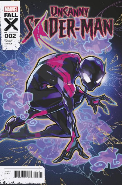 Uncanny Spider-Man Blue Streak |  Issue#2B | Year:2023 | Series:  | Pub: Marvel Comics | Rose Besch Variant