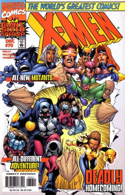 X-Men, Vol. 1 Homecoming |  Issue#70A | Year:1997 | Series: X-Men | Pub: Marvel Comics | Direct Edition