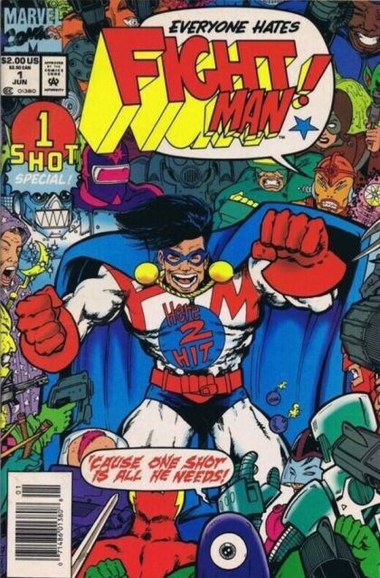 Fightman  |  Issue#1B | Year:1993 | Series:  | Pub: Marvel Comics | Newsstand Edition
