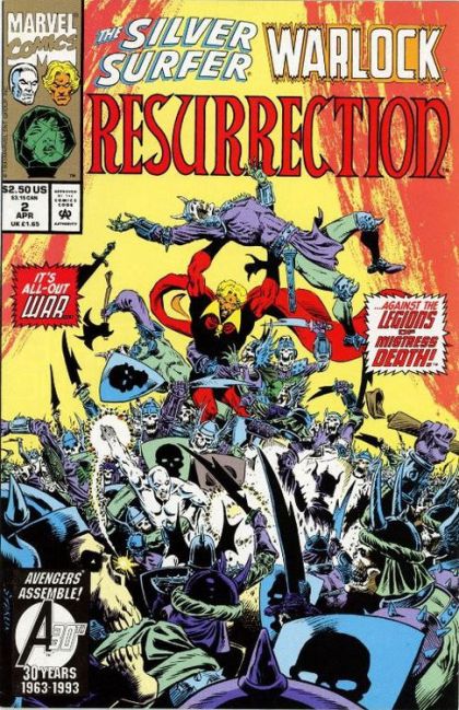 Silver Surfer / Warlock: Resurrection Death's Favor |  Issue#2A | Year:1993 | Series:  | Pub: Marvel Comics | Direct Edition