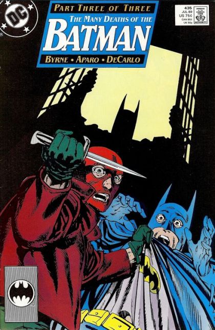 Batman, Vol. 1 The Many Deaths Of The Batman, Chapter Three: The Last Death Of The Batman |  Issue#435A | Year:1989 | Series: Batman | Pub: DC Comics | Direct Edition