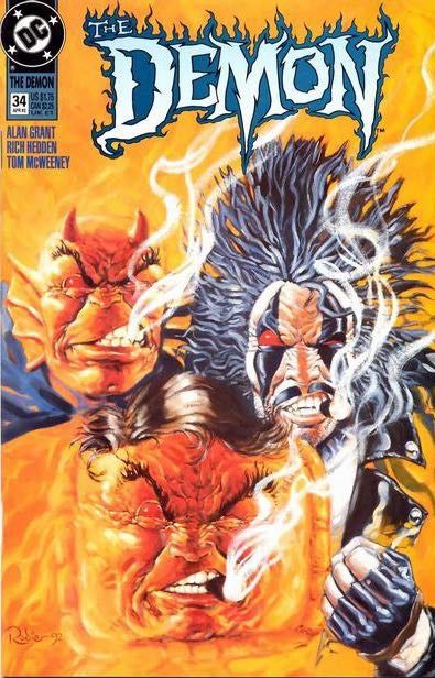 The Demon, Vol. 3 The Eternity Quest, Big Fights in Hell! |  Issue#34 | Year:1993 | Series: Demon | Pub: DC Comics |