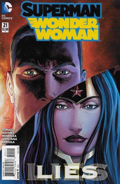 Superman / Wonder Woman Dark Truth, Truth Hits Everybody |  Issue#21A | Year:2015 | Series:  | Pub: DC Comics | Aaron Kuder Regular Cover
