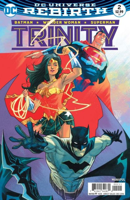 Trinity, Vol. 2 Better Together, Part Two |  Issue#2A | Year:2016 | Series:  | Pub: DC Comics | Regular Francis Manapul Cover