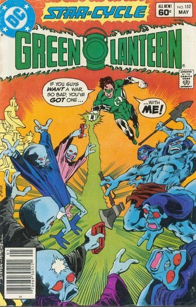 Green Lantern, Vol. 2 Star Cycle / Paradise World |  Issue#152B | Year:1982 | Series: Green Lantern | Pub: DC Comics | Newsstand Edition