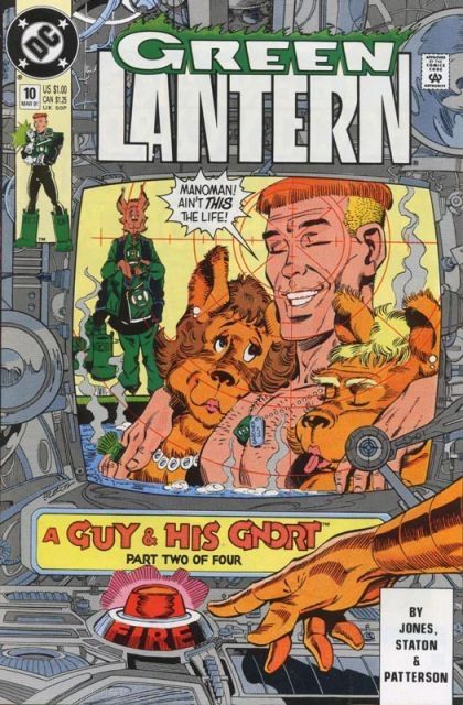 Green Lantern, Vol. 3 A Guy and His Gnort, Part 2: Bring In The Clowns |  Issue#10A | Year:1991 | Series: Green Lantern | Pub: DC Comics | Direct Edition