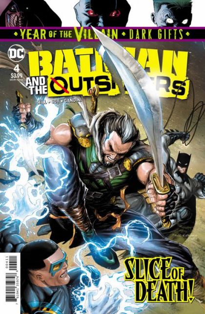 Batman and the Outsiders, Vol. 3 Year of the Villain - Lesser Gods, Lesser Gods Part 4 |  Issue#4A | Year:2019 | Series:  | Pub: DC Comics | Regular Tyler Kirkham Cover