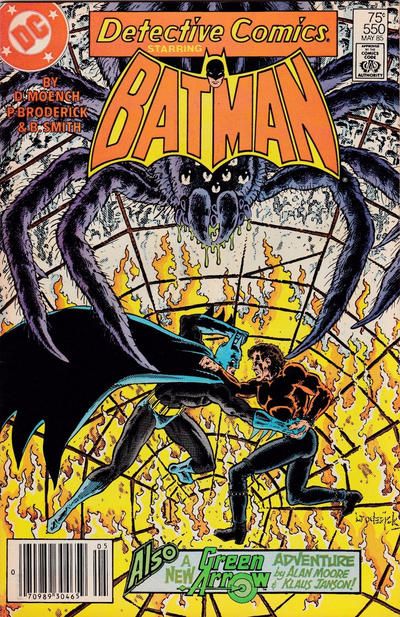 Detective Comics, Vol. 1 The Spiders Ninth Leg / Night Olympics part two |  Issue#550B | Year:1985 | Series: Detective Comics | Pub: DC Comics | Newsstand Edition