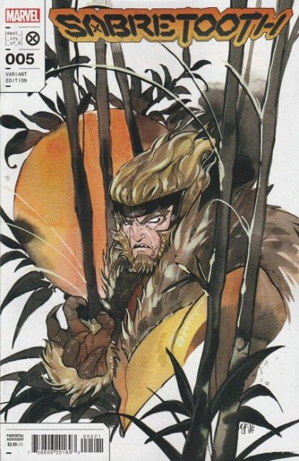 Sabretooth, Vol. 3 The Magnificent Eight |  Issue#5B | Year:2022 | Series: Sabretooth | Pub: Marvel Comics | Peach Momoko Variant