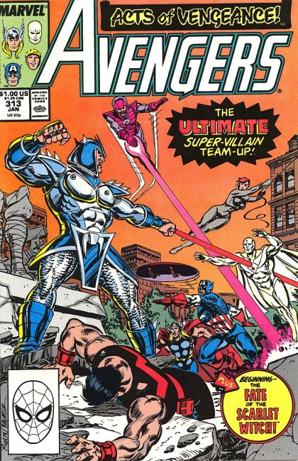 The Avengers, Vol. 1 Acts of Vengeance - Thieves Honor |  Issue#313A | Year:1989 | Series: Avengers | Pub: Marvel Comics | Direct Edition