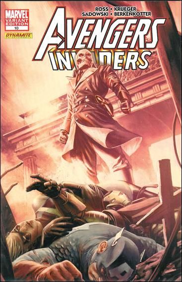 Avengers / Invaders Book Ten: Past. Tense. |  Issue#10B | Year:2009 | Series:  | Pub: Marvel Comics | Mitch Breitweiser Variant Cover
