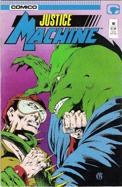 Justice Machine Father's Day |  Issue#10 | Year:1987 | Series: Justice Machine | Pub: Comico |