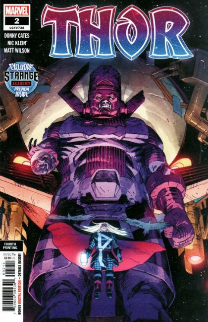 Thor, Vol. 6 The Devourer King, Lightning and Hunger |  Issue#2F | Year:2020 | Series:  | Pub: Marvel Comics | 4th Printing Nic Klein