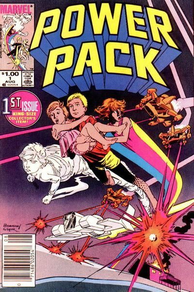 Power Pack, Vol. 1 Power Play |  Issue#1B | Year:1984 | Series: Power Pack | Pub: Marvel Comics | Newsstand Edition