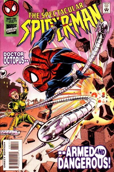The Spectacular Spider-Man, Vol. 1 Clone Saga - A Show of Force |  Issue#232A | Year:1996 | Series: Spider-Man | Pub: Marvel Comics | Direct Edition