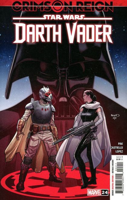 Star Wars: Darth Vader, Vol. 3 Crimson Reign - Old Friends |  Issue#24A | Year:2022 | Series: Star Wars | Pub: Marvel Comics | Paul Renaud Regular