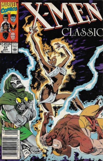 X-Men Classic Rogue Storm! |  Issue#51B | Year:1990 | Series: X-Men | Pub: Marvel Comics | Newsstand Edition