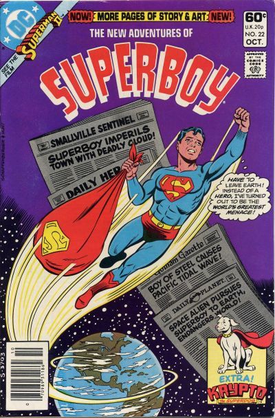 The New Adventures of Superboy The Heroic Failures Of Superboy |  Issue#22B | Year:1981 | Series: Superman | Pub: DC Comics | Newsstand Edition
