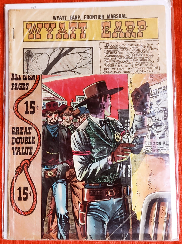 Old vintage collection comics | Wyatt Earp | #20|Pub:Quarterly Comics |