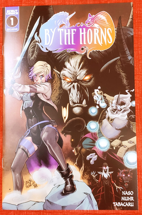 Signed Comic with Certificate of Authenticity|By the horns |#1| Publishing: Scout comics|