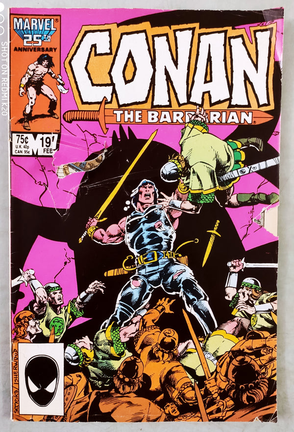 (Little Damage) Conan the Barbarian, Vol. 1 Deliverance |  Issue#191A | Year:1987 | Series: Conan | Pub: Marvel Comics | Direct Edition