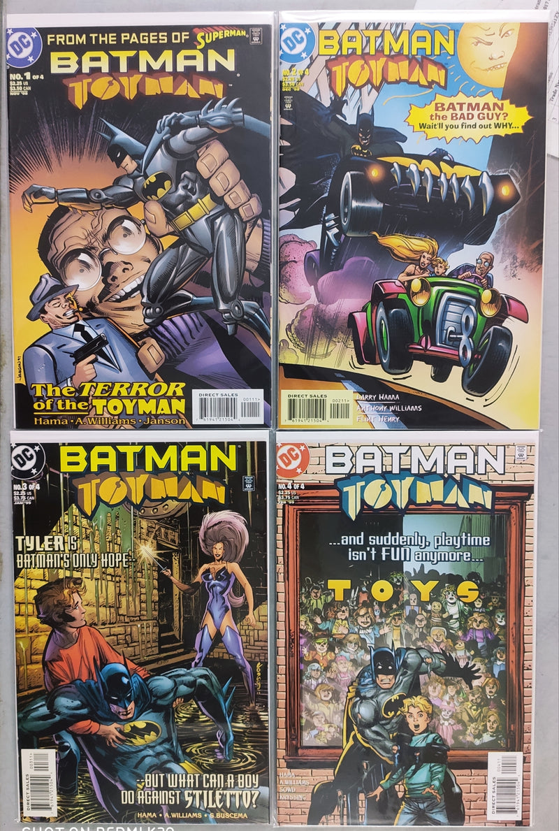 Batman Toyman | Complete Story Set of 4 Books | Pub: DC Comics