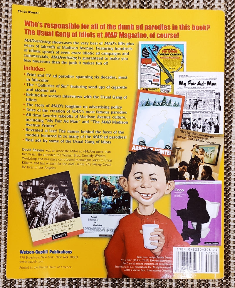 Graphic Novel | Mad Vertising By David Shayne | Year:2005 | Pages:224
