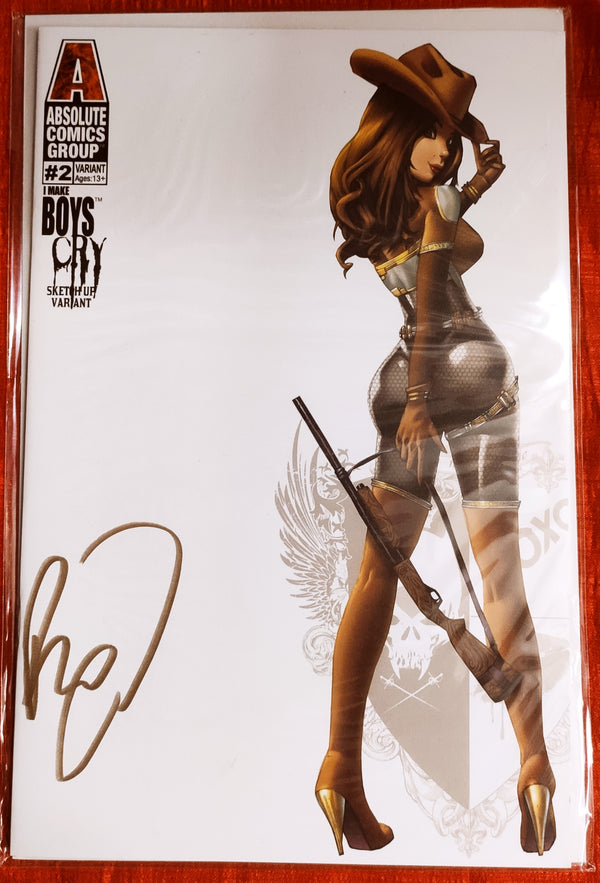 Signed Comic with Certificate of Authenticity|I make boys cry  |#2| Publishing: Absolute comics group|