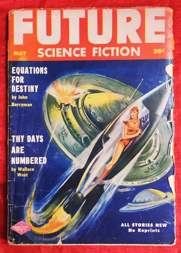 Collectable Future Magazines | Equations for destiny  | Vintage Science Fiction Magazine | Publisher: Thrilling Magazines
