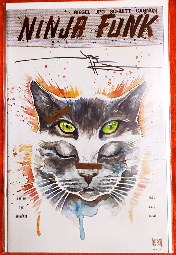 Signed Comic with Certificate of Authenticity|Ninja Funk |#4| Publishing:Whatnot|