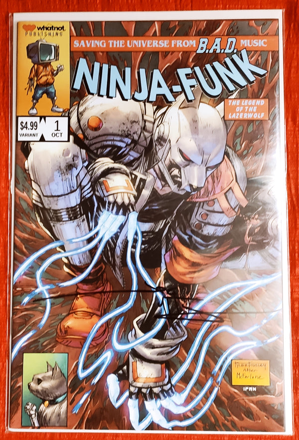 Signed Comic with Certificate of Authenticity|Ninja Funk |#1| Publishing: Whatnot|