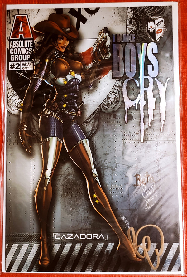 Signed Comic with Certificate of Authenticity|I make boys cry |#2| Publishing: Absolute comics group|