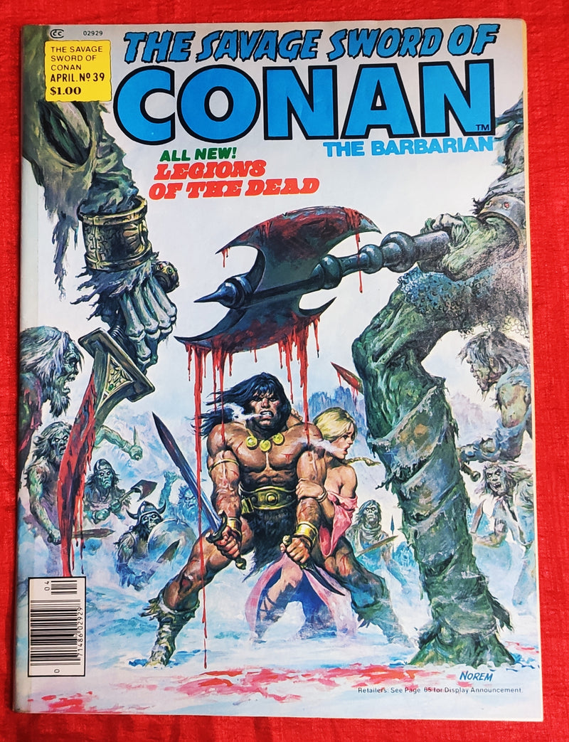 Collectable Magazines | Conan Magazine | Vintage Magazine | Publisher: Marvel Comics