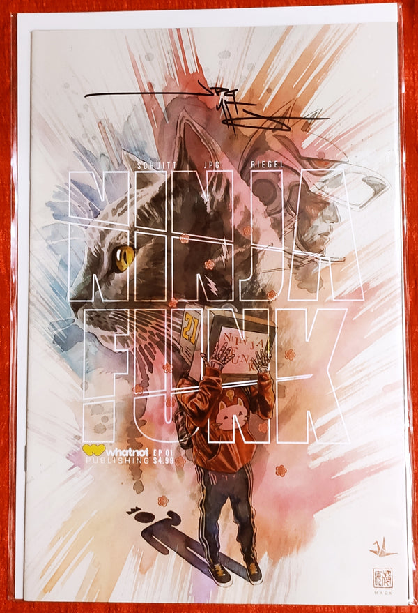 Signed Comic with Certificate of Authenticity|Ninja Funk |#1| Publishing: Whatnot|