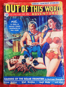 Collectable Adventures Magazines |Out of this world  | Vintage Magazine | Publisher: Thrilling Magazines