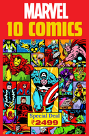 Marvel Comic Book Packs | Pack of 10 Comics | Assorted Collection of 10 Books in the Pack | No Choosing Allowed