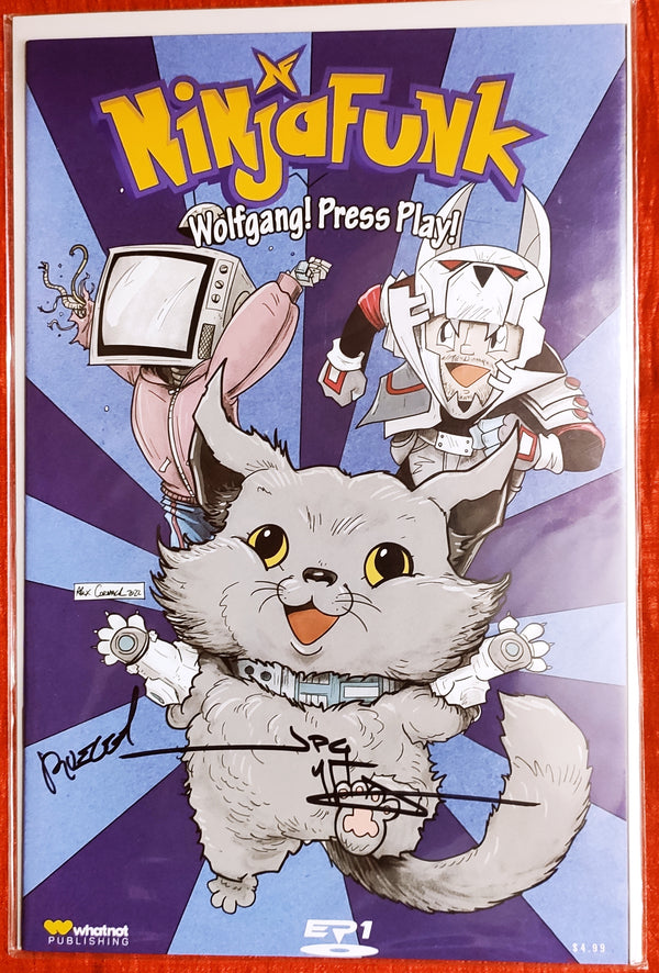 Signed Comic with Certificate of Authenticity|Ninja Funk |#1| Publishing: Whatnot|