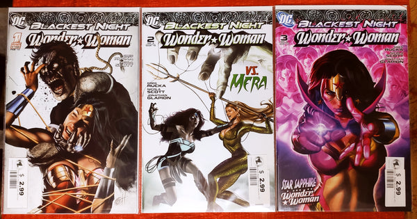 Wonder woman Blackest Night set Of 3 Books