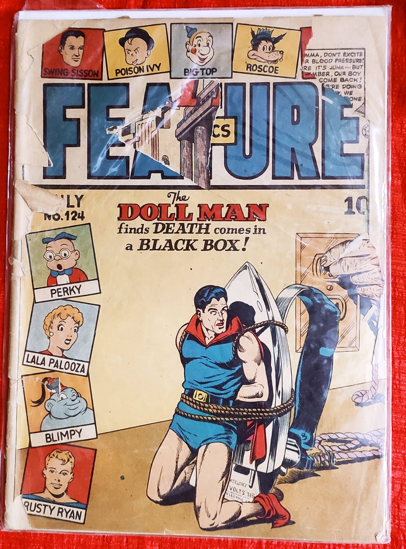 Old vintage collection comics | Doll Man friend death|