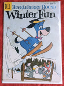 (Old vintage collection comics | Series: Huckleberry hound|Winter Fun| Pub: Dell Comics |