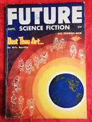 Collectable Future Magazines |Dust thou art | Vintage Science Fiction Magazine | Publisher: Thrilling Magazines