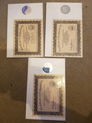 Planet of the Apes Comic Set 1,2&3 | Limited Edition Signed Autograph Ian Edginton | Certificate of Authenticity